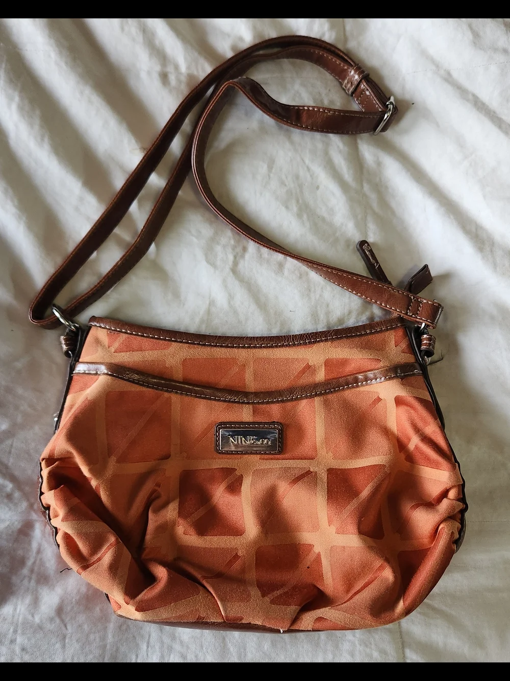 Nine West Orange Crossbody Bag